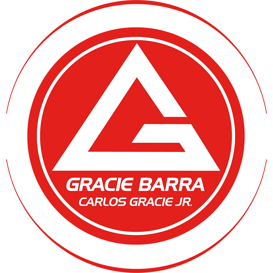 Logo Gracie Barra Três Vendas Pelotas - Branca